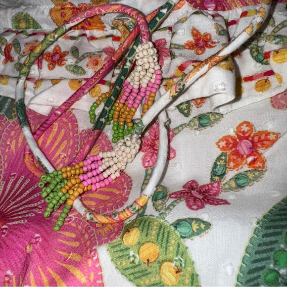 🥭FARM RIO Macaw Bloom Ruffle Tiered Sundress - Picture 15 of 16